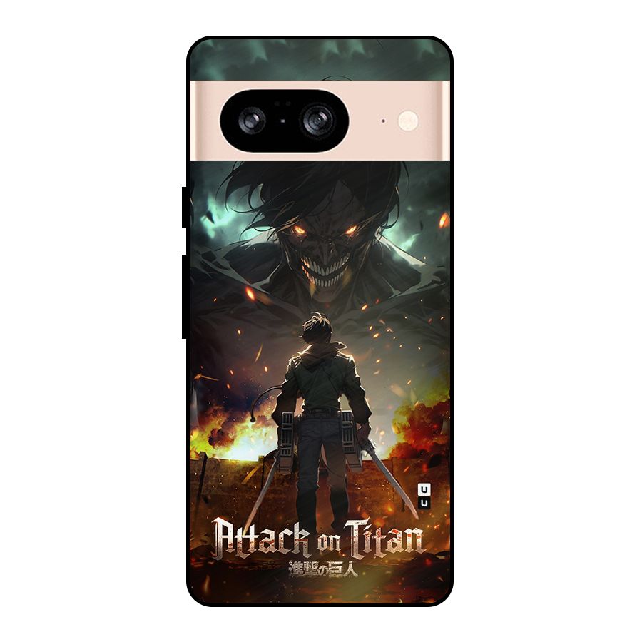 Atack On Titan Metal Back Case for Google Pixel 8