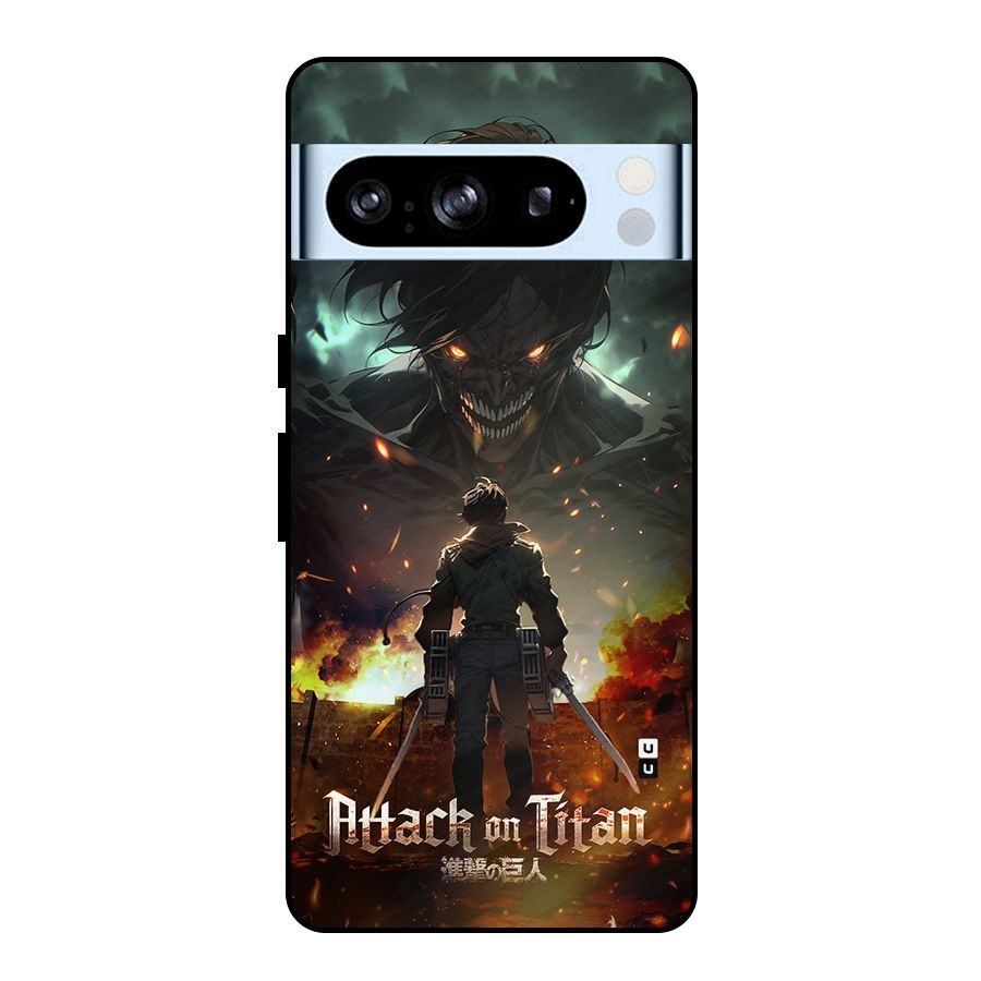 Atack On Titan Metal Back Case for Google Pixel 8 Pro
