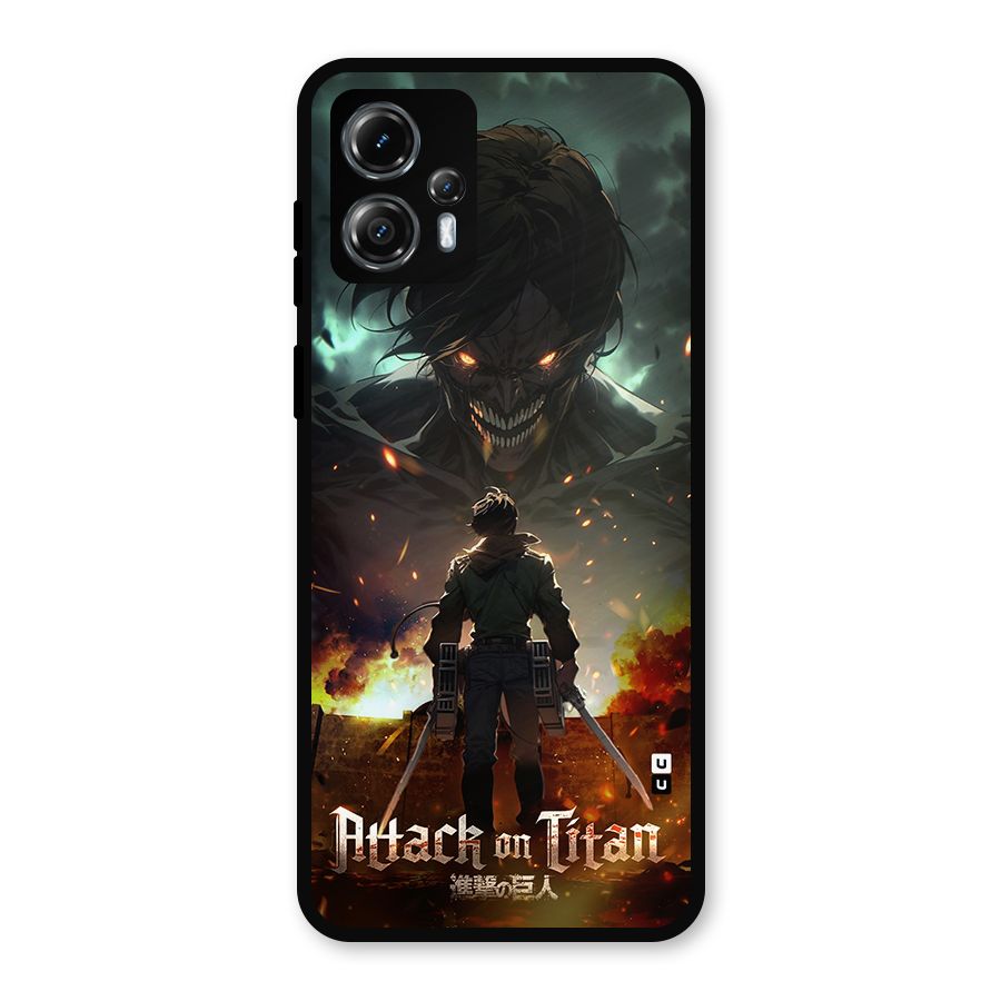 Atack On Titan Metal Back Case for Moto G13
