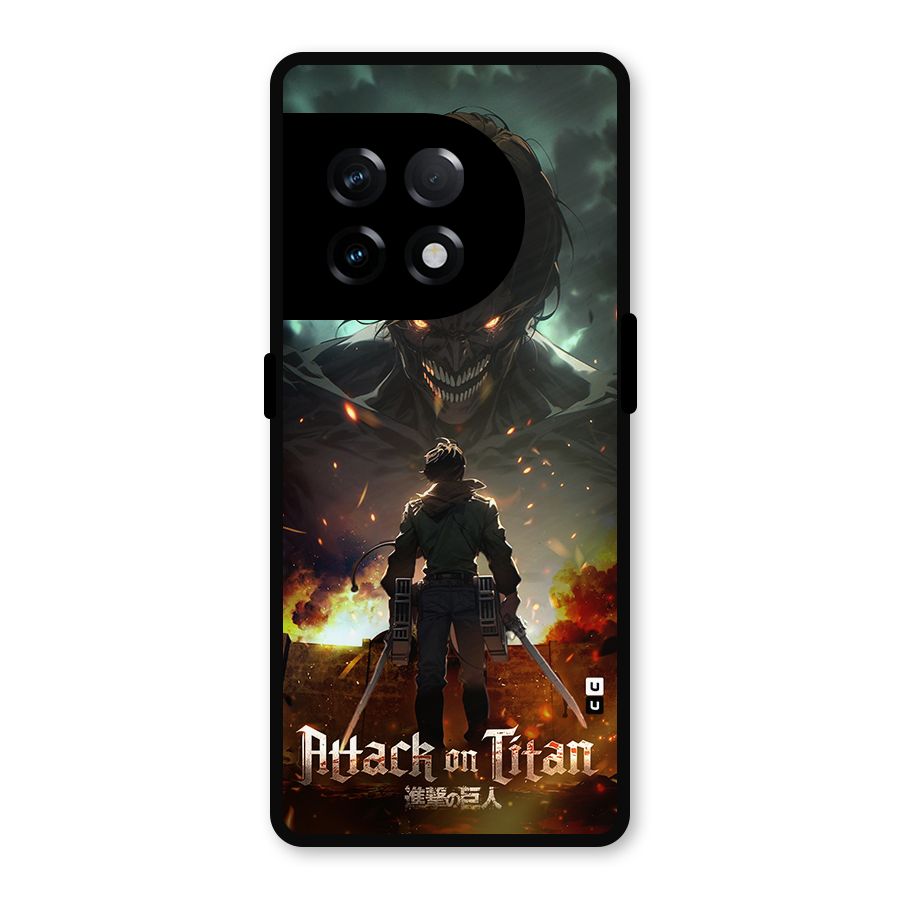 Atack On Titan Metal Back Case for OnePlus 11R