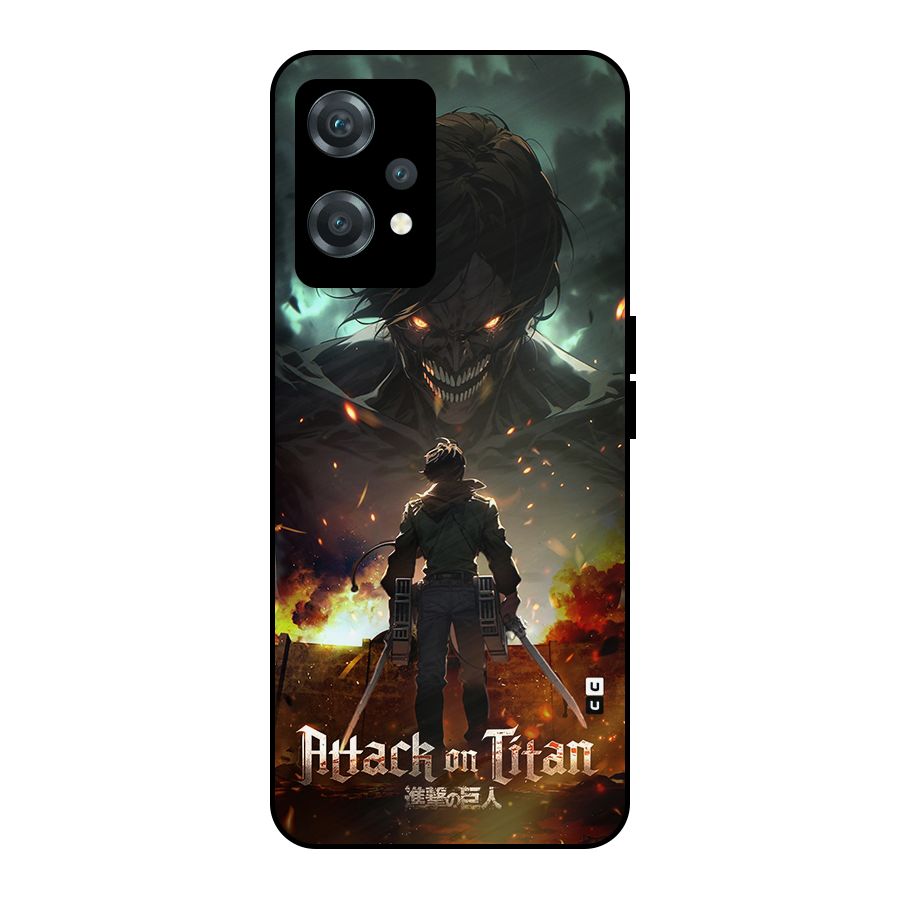 Atack On Titan Metal Back Case for OnePlus Nord CE 2 Lite 5G