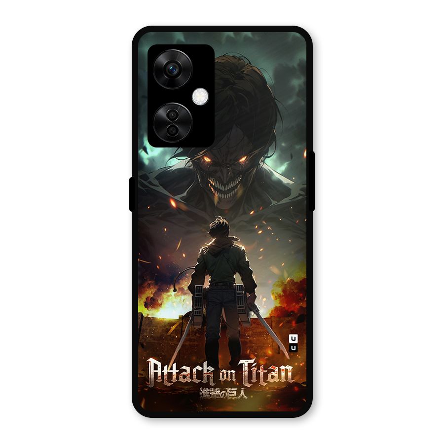 Atack On Titan Metal Back Case for OnePlus Nord CE 3 Lite