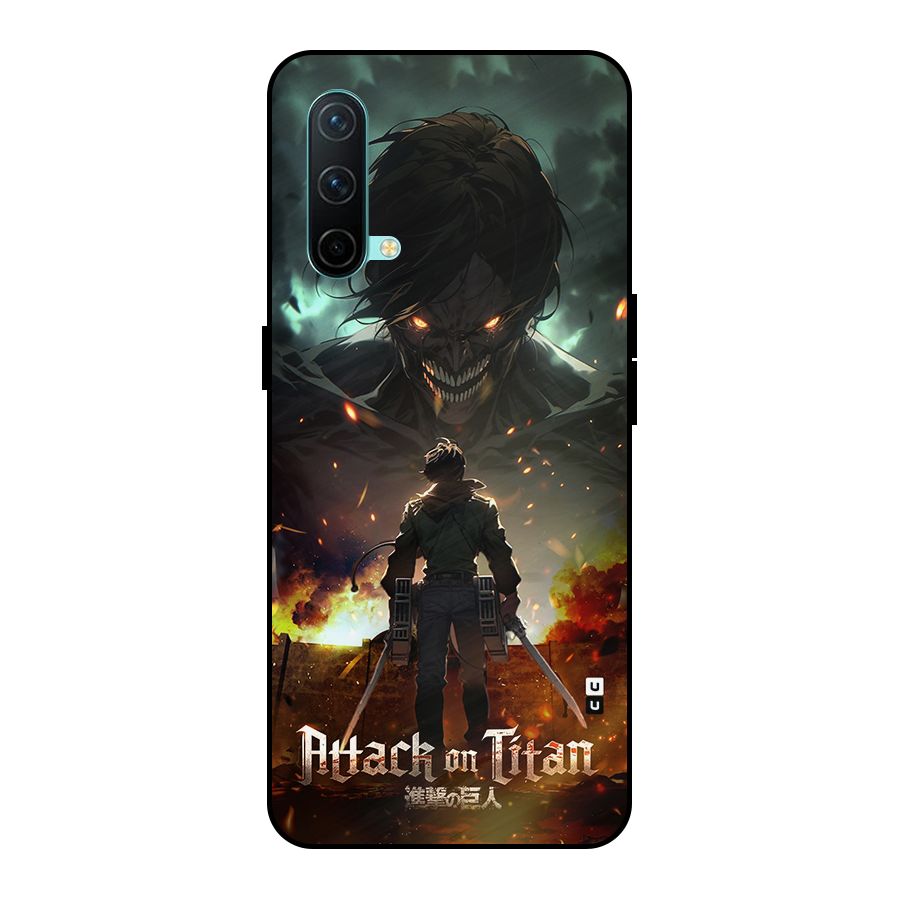 Atack On Titan Metal Back Case for OnePlus Nord CE 5G