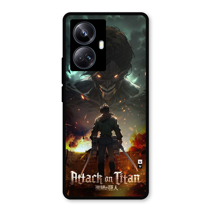 Atack On Titan Metal Back Case for Realme 10 Pro Plus