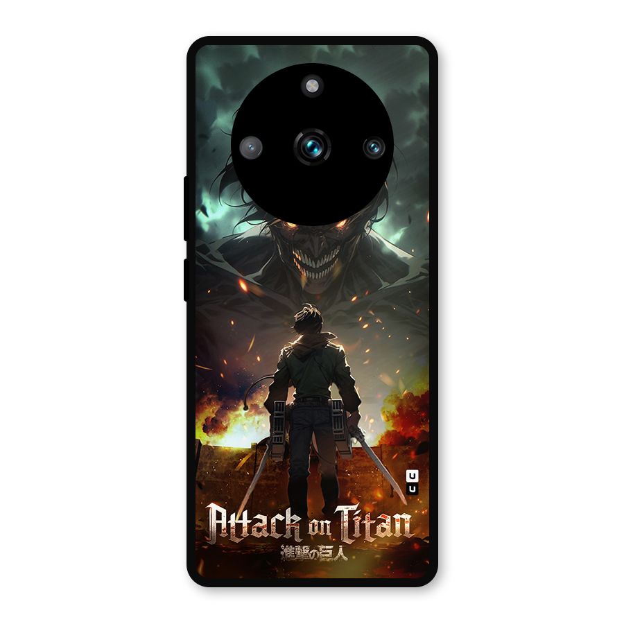 Atack On Titan Metal Back Case for Realme 11 Pro