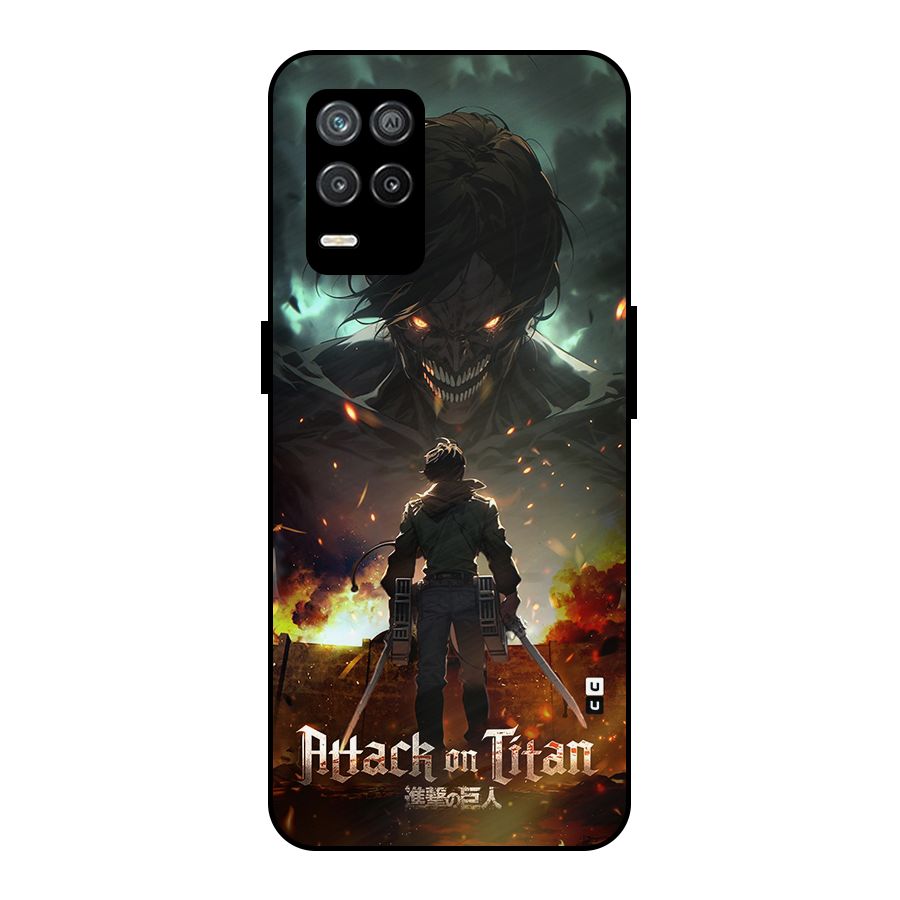 Atack On Titan Metal Back Case for Realme 8 5G