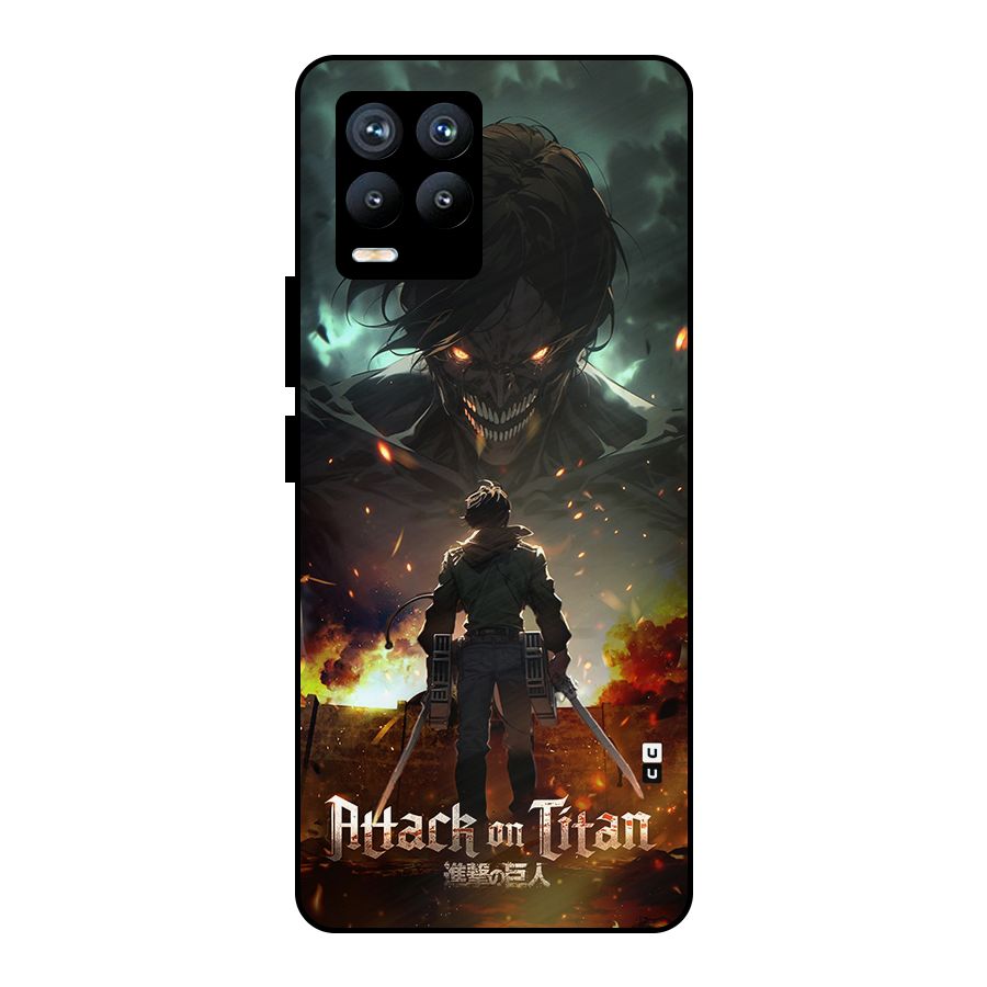 Atack On Titan Metal Back Case for Realme 8 Pro
