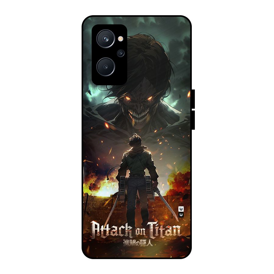 Atack On Titan Metal Back Case for Realme 9i 5G