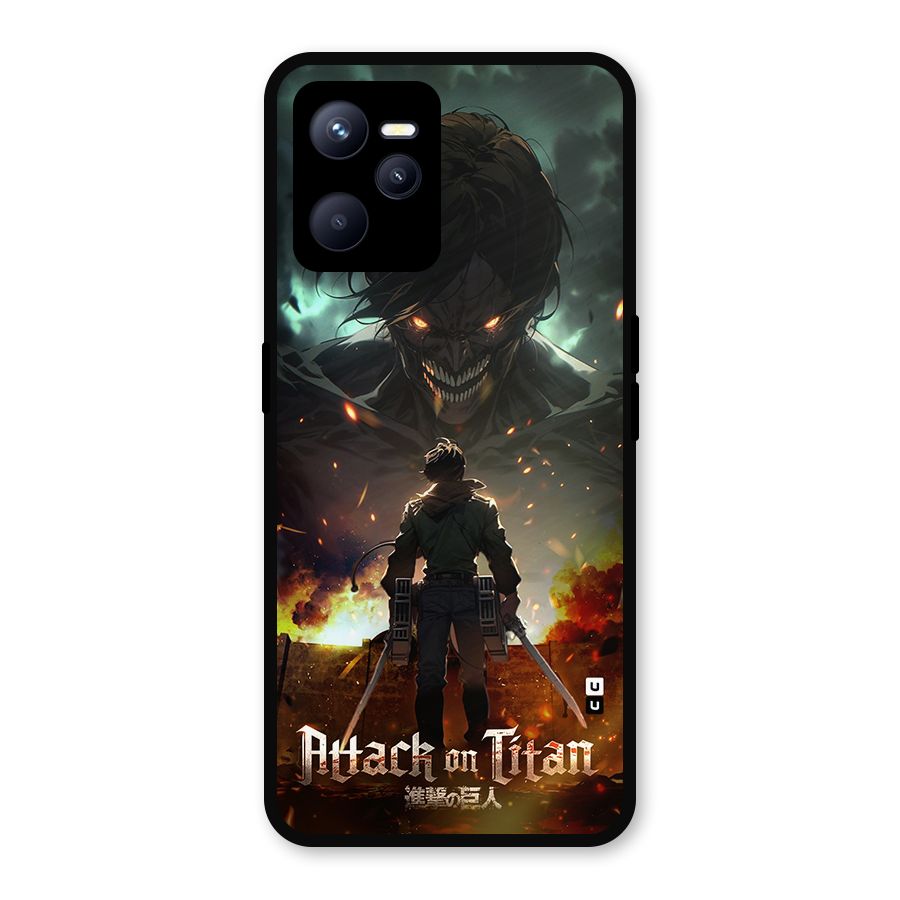 Atack On Titan Metal Back Case for Realme C35