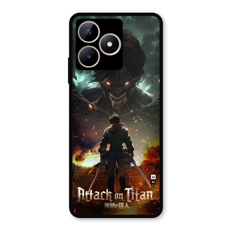 Atack On Titan Metal Back Case for Realme C53