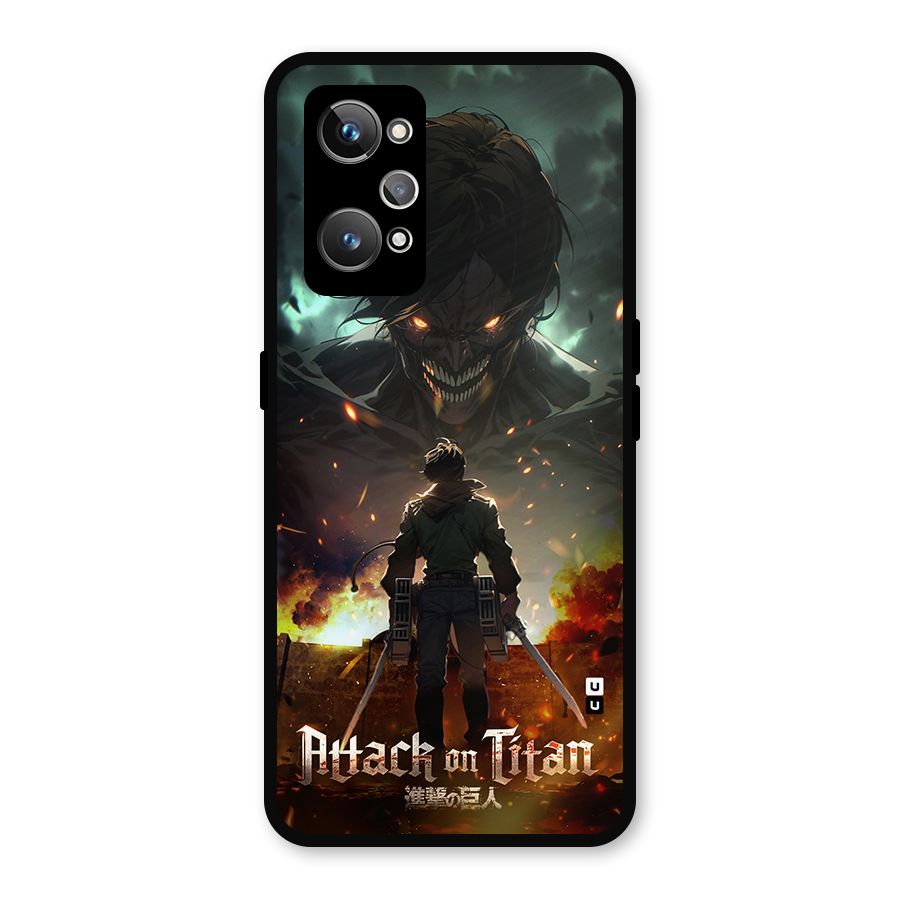 Atack On Titan Metal Back Case for Realme GT Neo 3T