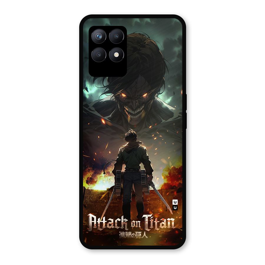 Atack On Titan Metal Back Case for Realme Narzo 50