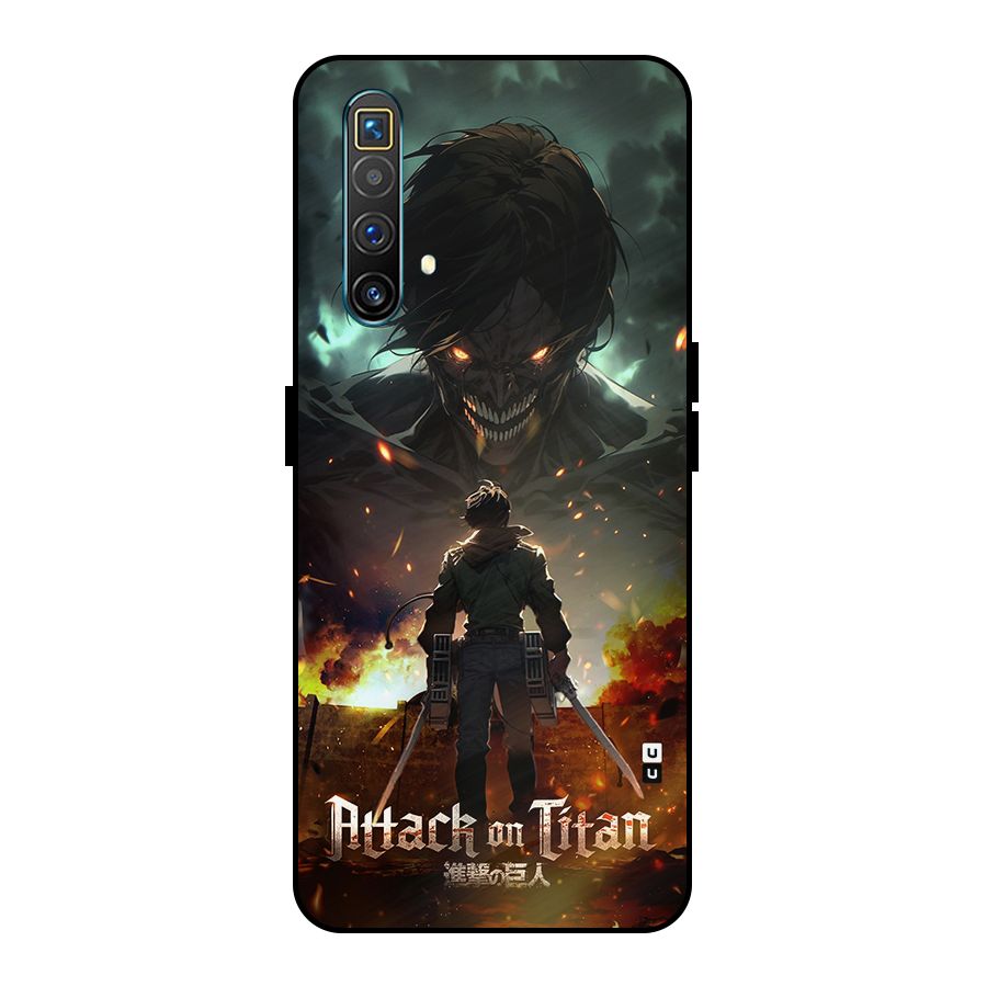 Atack On Titan Metal Back Case for Realme X3 SuperZoom