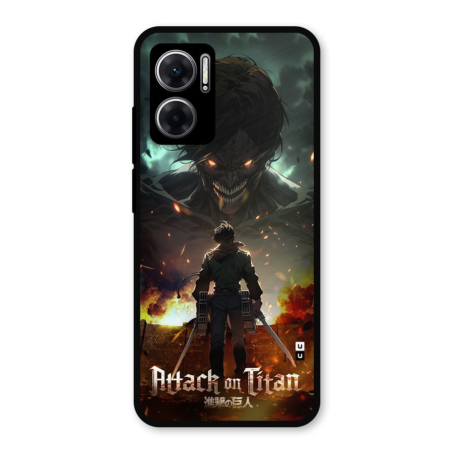 Atack On Titan Metal Back Case for Redmi 11 Prime 5G