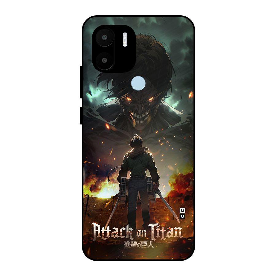Atack On Titan Metal Back Case for Redmi A2 Plus