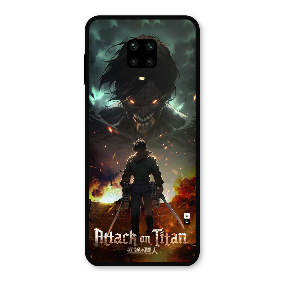 Atack On Titan Metal Back Case for Redmi Note 10 Lite