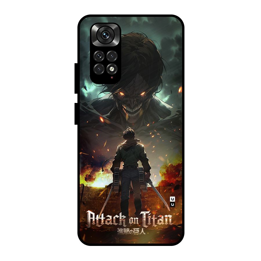 Atack On Titan Metal Back Case for Redmi Note 11 Pro