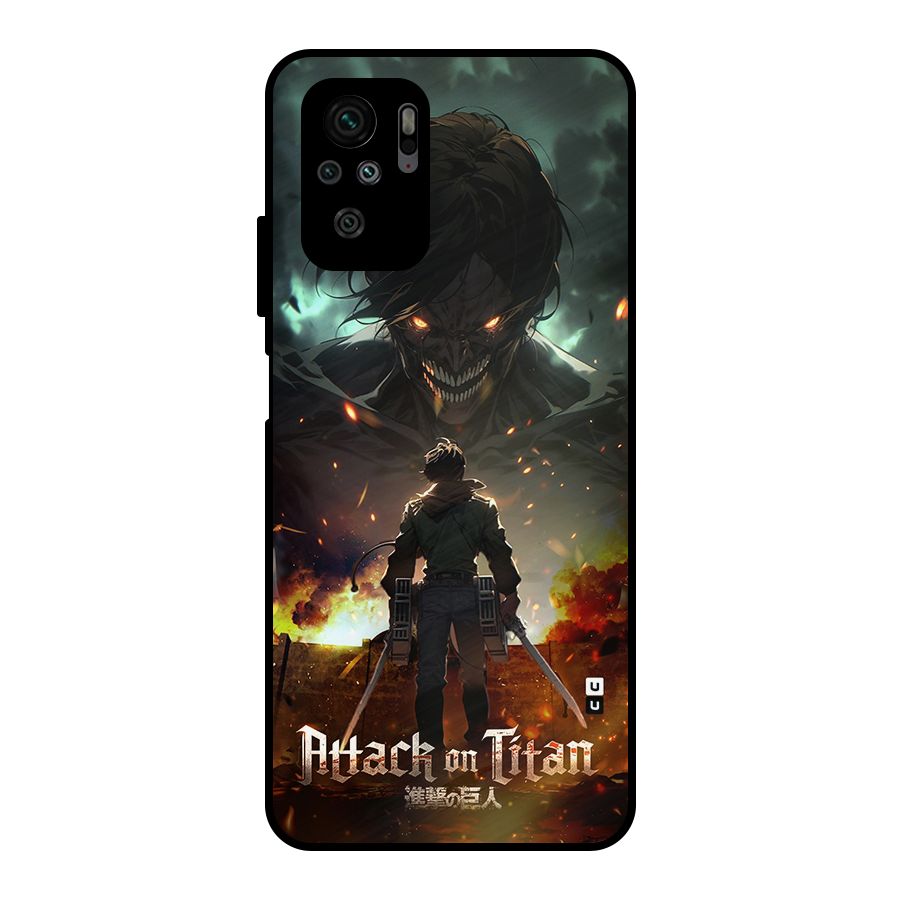 Atack On Titan Metal Back Case for Redmi Note 11 SE