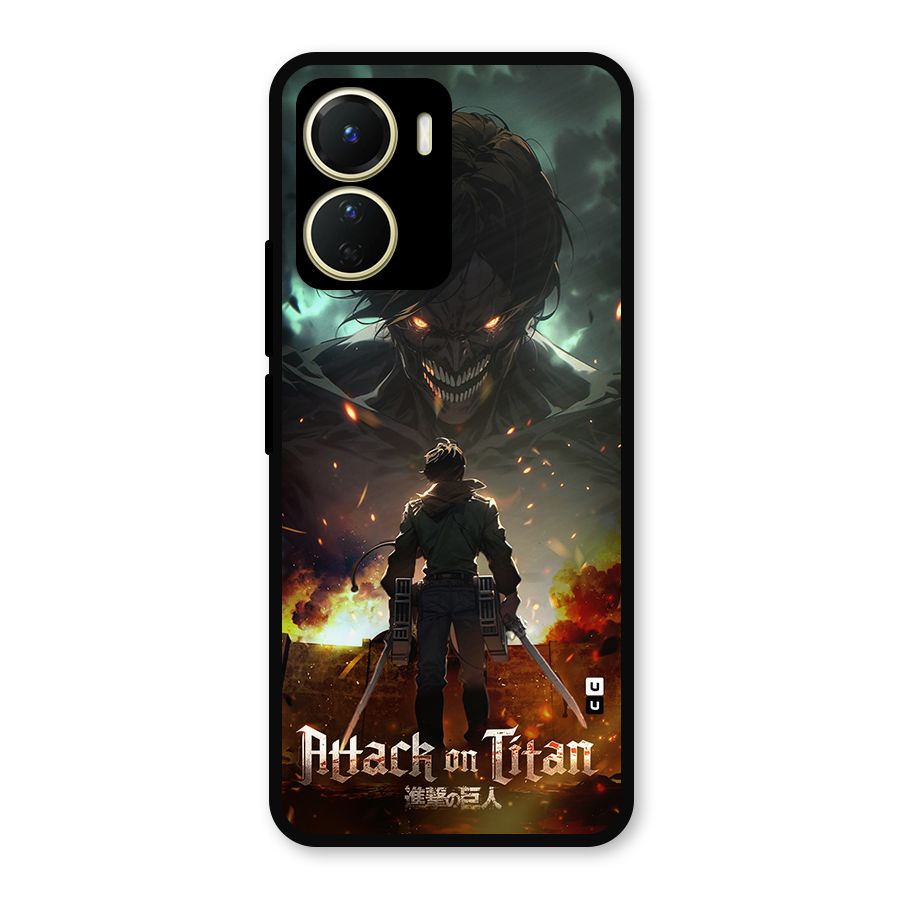 Atack On Titan Metal Back Case for Vivo Y16