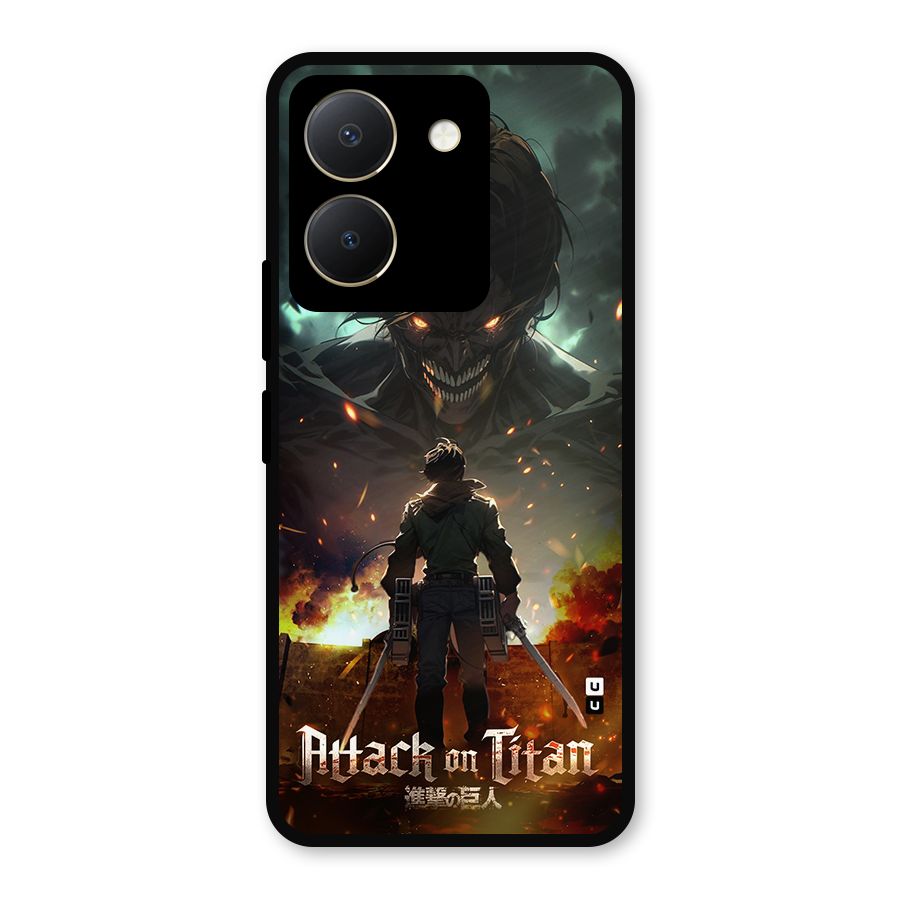 Atack On Titan Metal Back Case for Vivo Y36