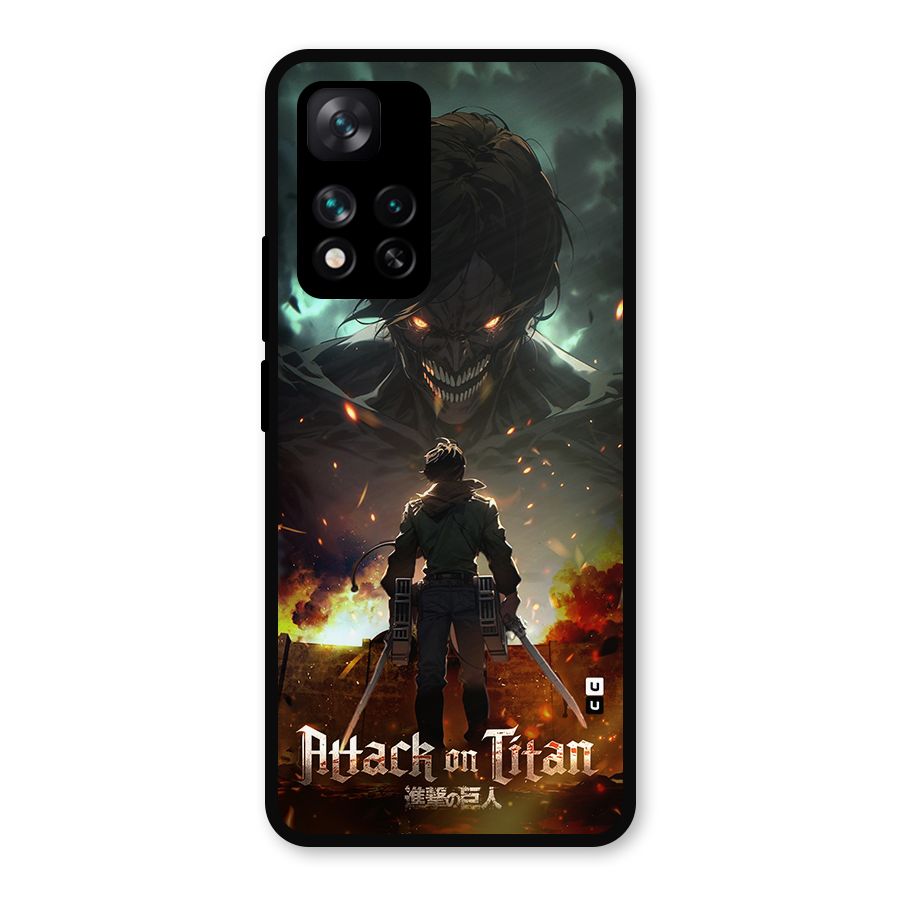 Atack On Titan Metal Back Case for Xiaomi 11i Hypercharge 5G