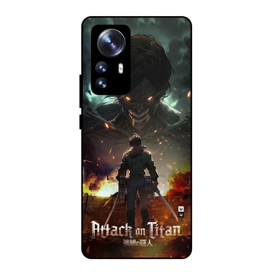 Atack On Titan Metal Back Case for Xiaomi 12 Pro