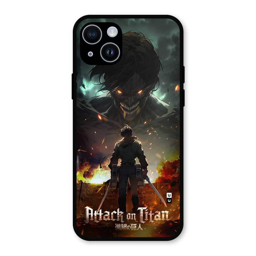 Atack On Titan Metal Back Case for iPhone 14