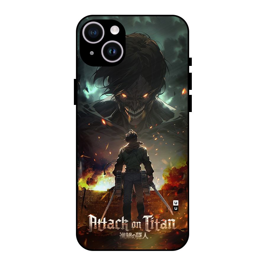 Atack On Titan Metal Back Case for iPhone 14 Plus