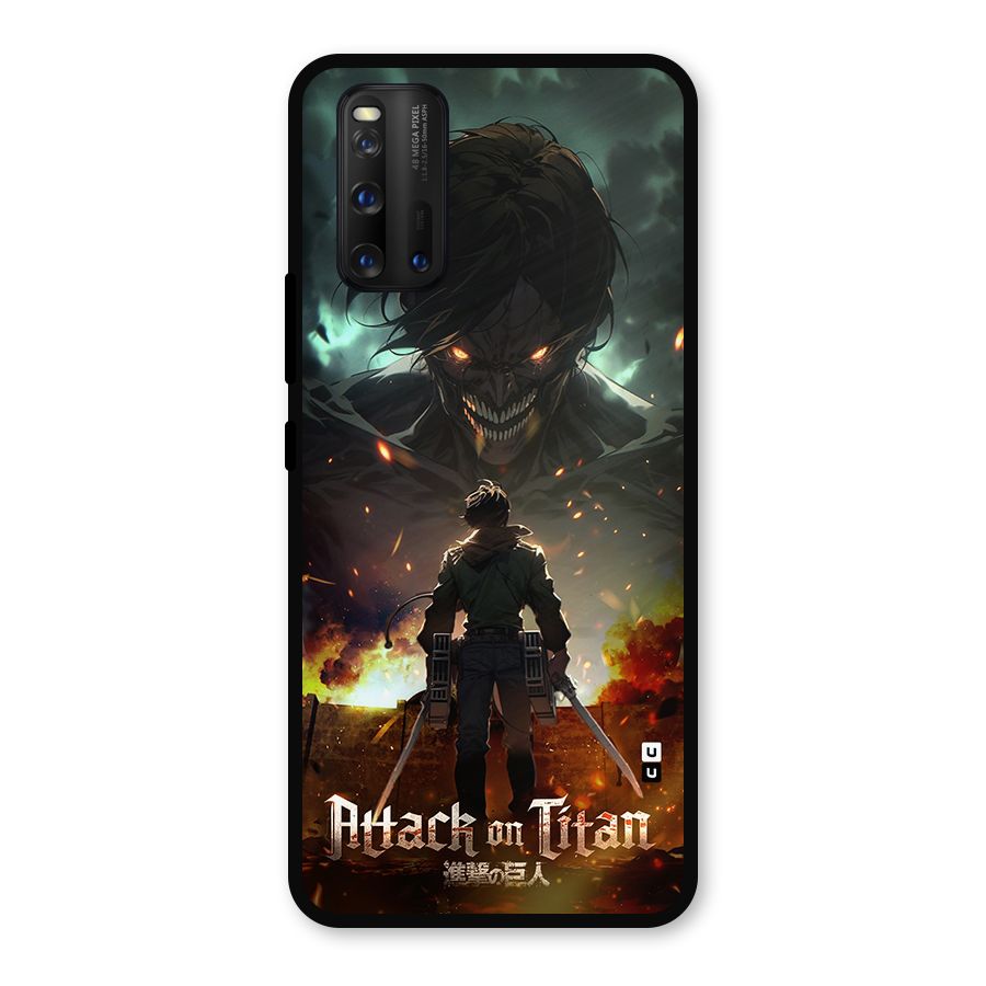 Atack On Titan Metal Back Case for iQOO 3