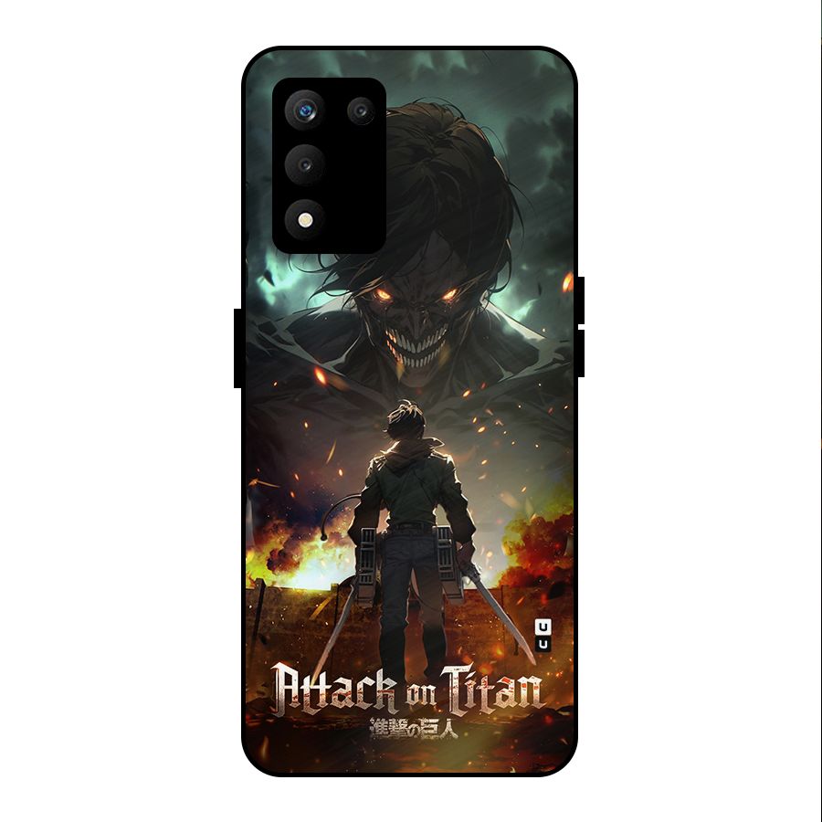 Atack On Titan Metal Back Case for realme 9 5G SE