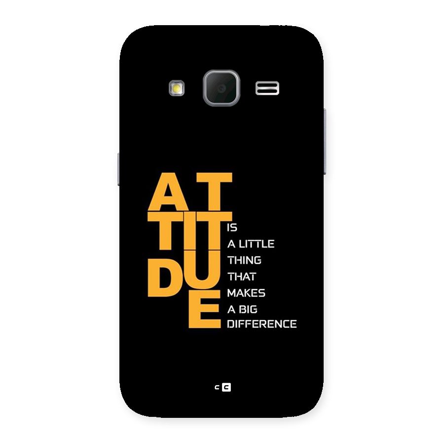 Attitude Difference Back Case for Galaxy Core Prime