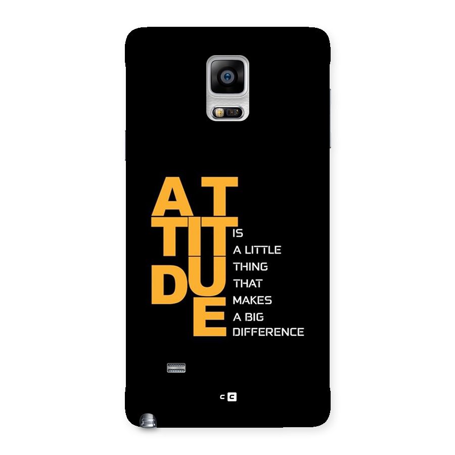 Attitude Difference Back Case for Galaxy Note 4
