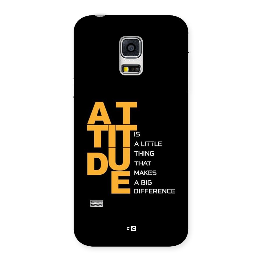 Attitude Difference Back Case for Galaxy S5 Mini