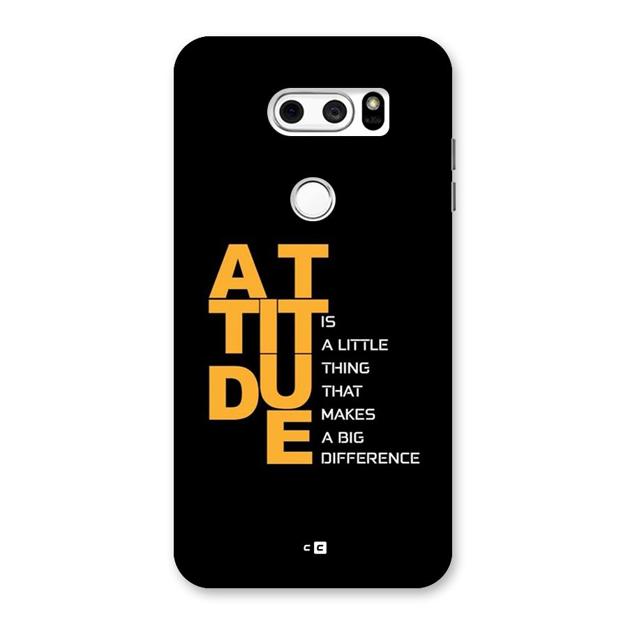 Attitude Difference Back Case for LG V30