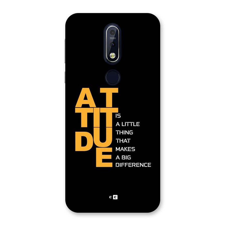 Attitude Difference Back Case for Nokia 7.1