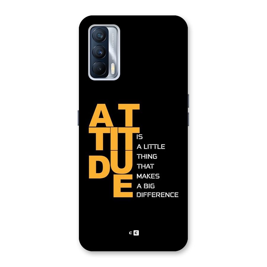 Attitude Difference Back Case for Realme X7