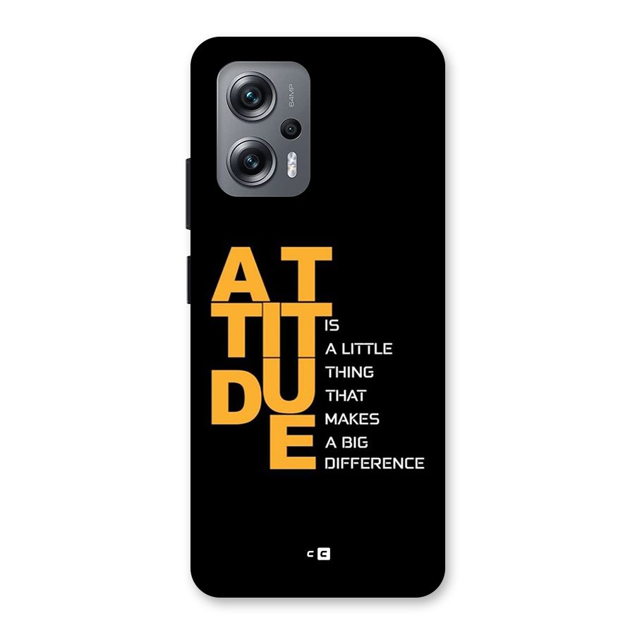 Attitude Difference Back Case for Redmi K50i