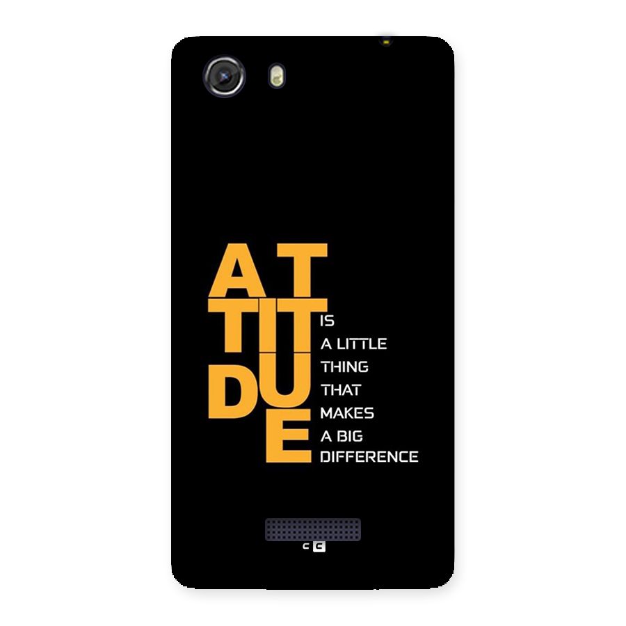 Attitude Difference Back Case for Unite 3