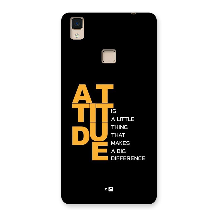 Attitude Difference Back Case for V3 Max