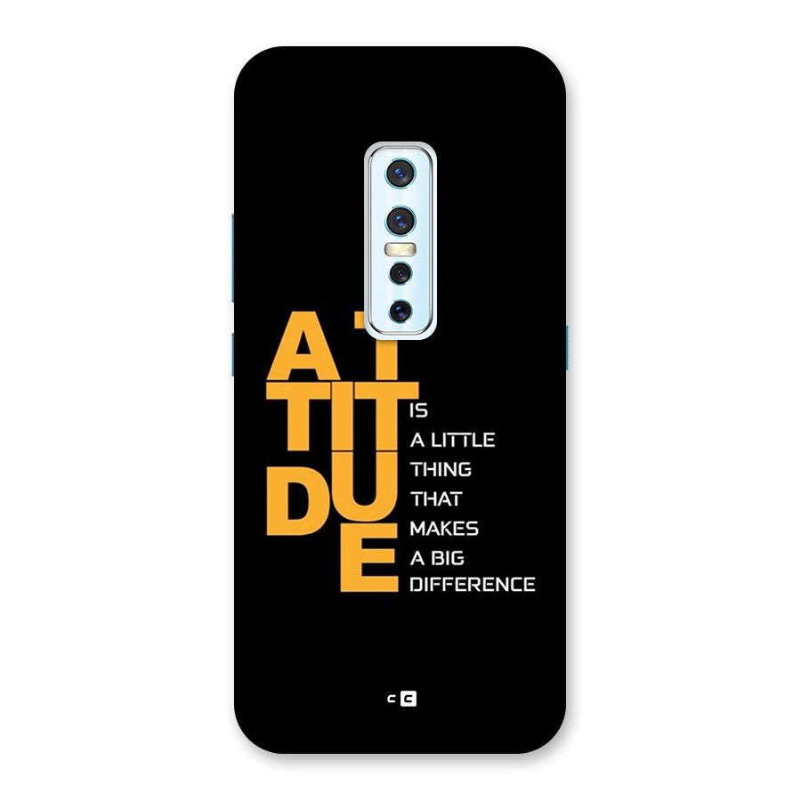 Attitude Difference Back Case for Vivo V17 Pro