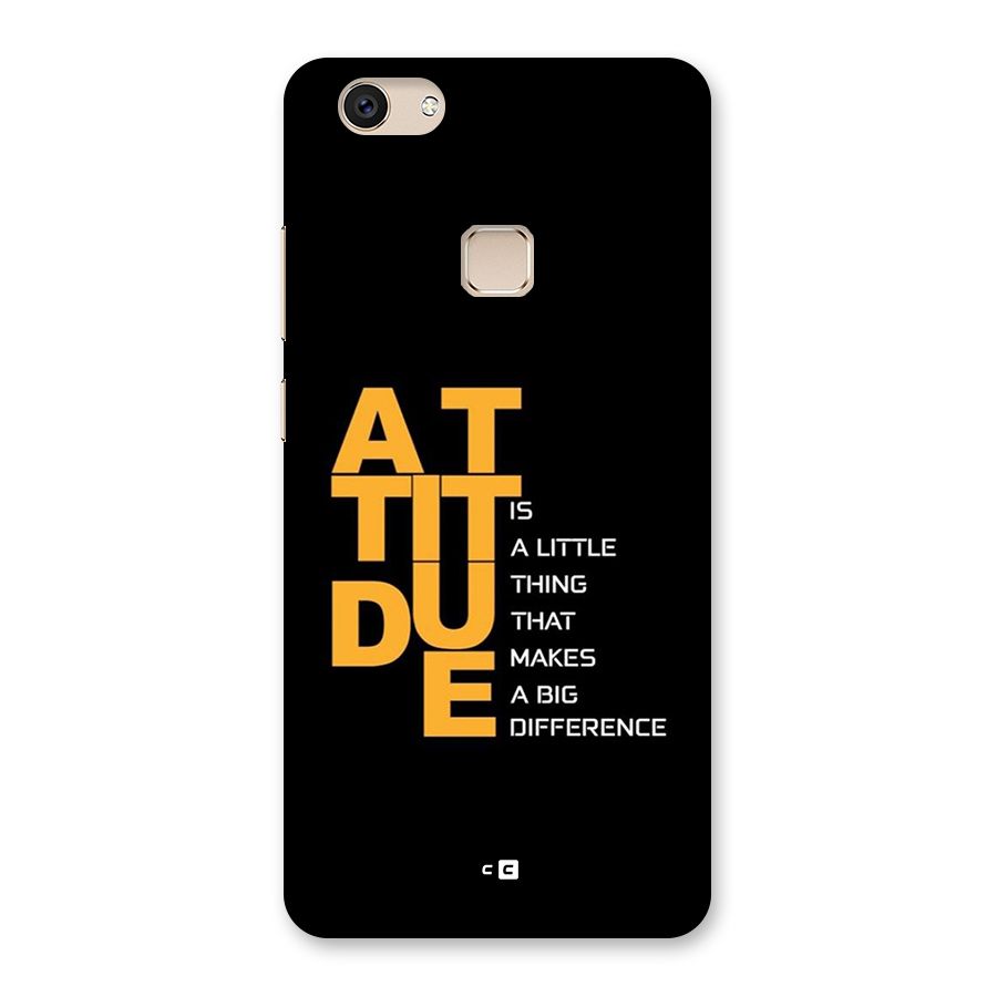 Attitude Difference Back Case for Vivo V7