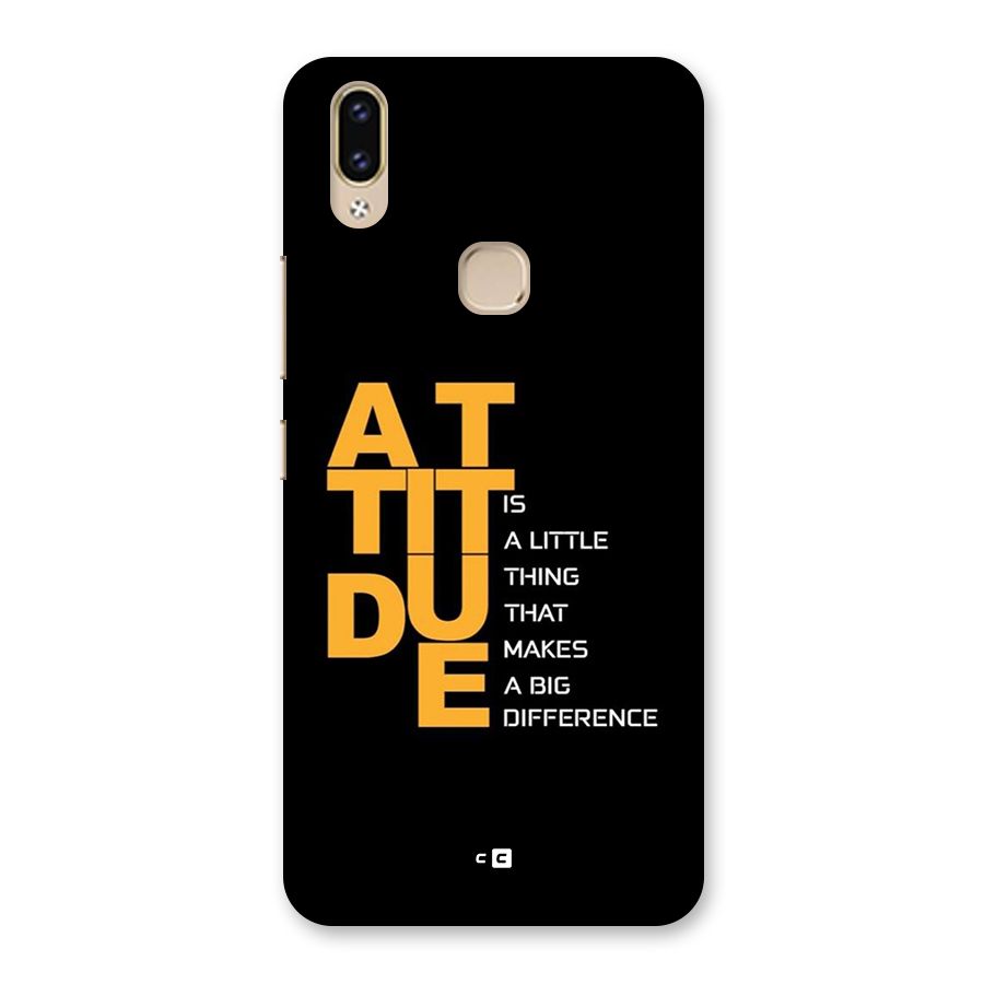 Attitude Difference Back Case for Vivo V9