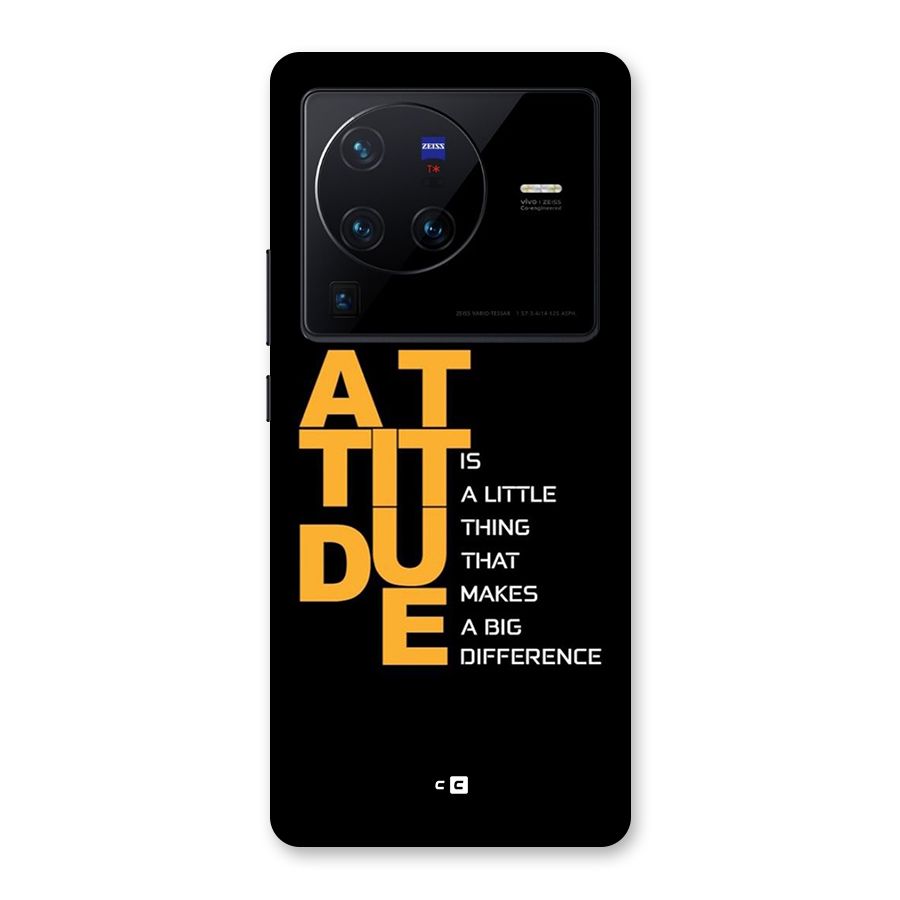 Attitude Difference Back Case for Vivo X80 Pro