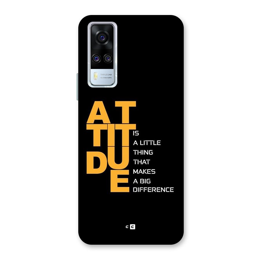 Attitude Difference Back Case for Vivo Y31