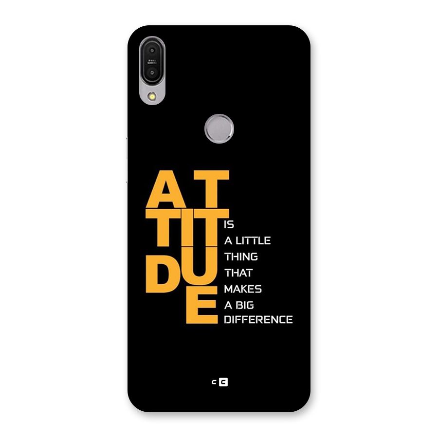 Attitude Difference Back Case for Zenfone Max Pro M1