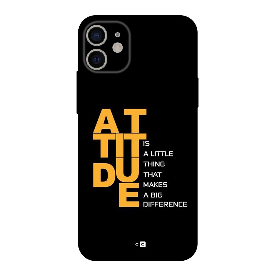 Attitude Difference Back Case for iPhone 11
