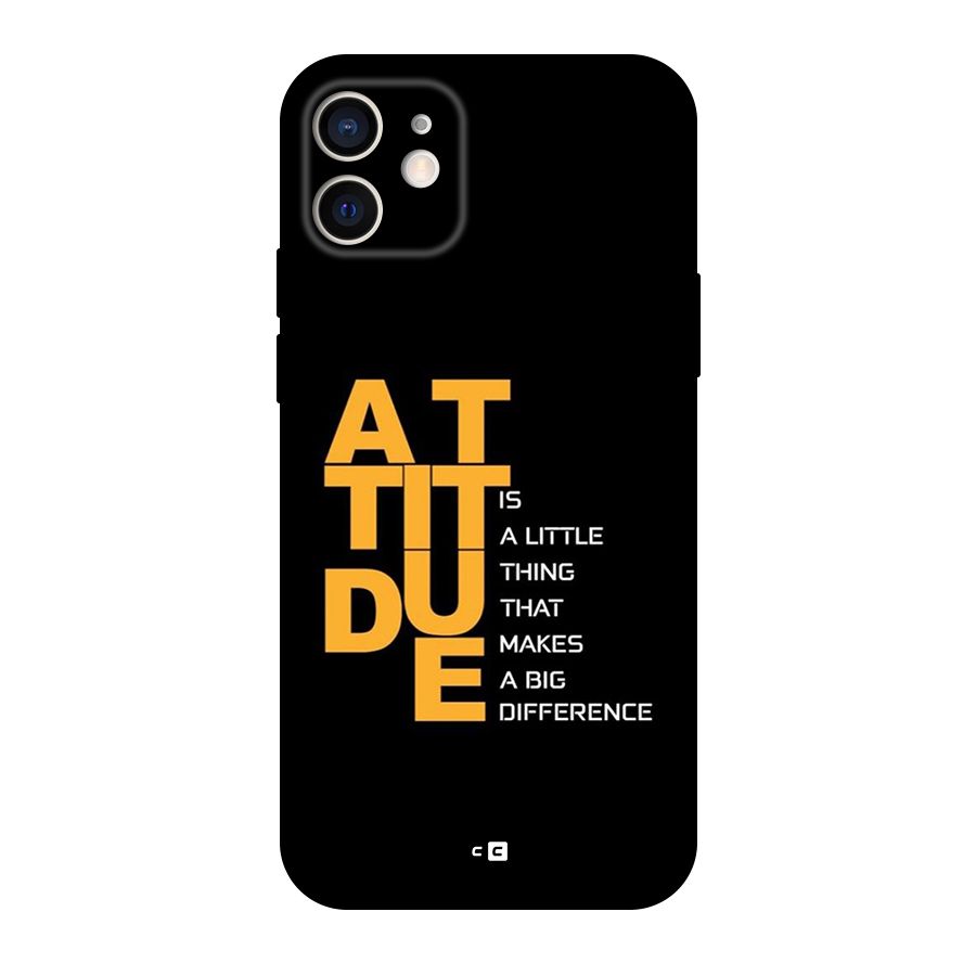 Attitude Difference Back Case for iPhone 12