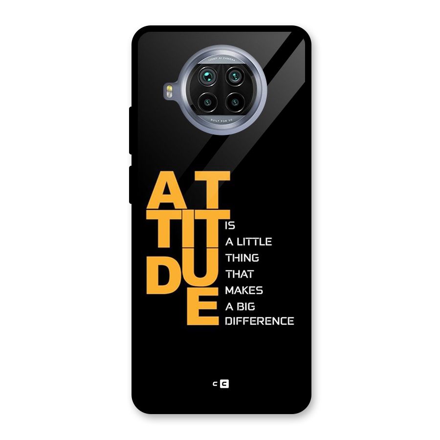 Attitude Difference Glass Back Case for Mi 10i
