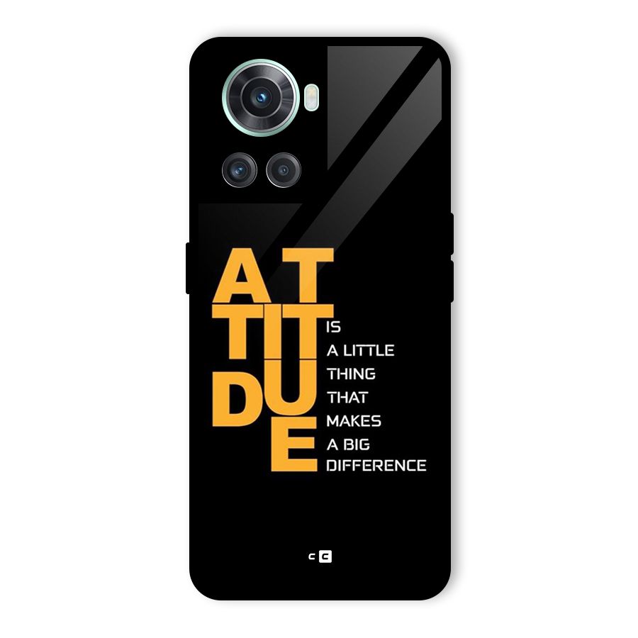 Attitude Difference Glass Back Case for OnePlus 10R