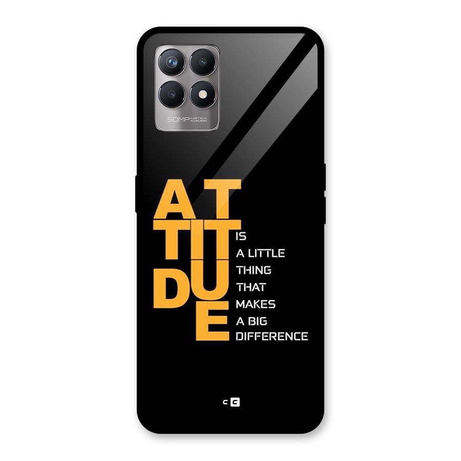 Attitude Difference Glass Back Case for Realme Narzo 50